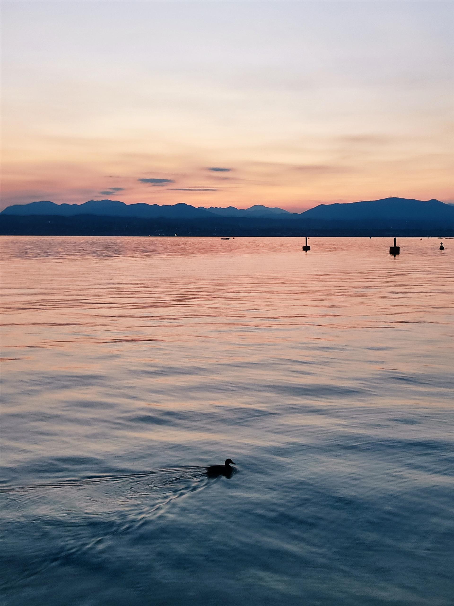 Tramonto sul Garda